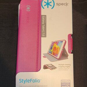 Speck Samsung Galaxy Tab4 7.0 StyleFolio Phone Case Pink Tablet Case